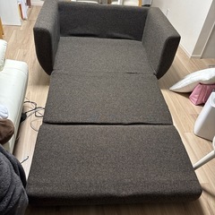 折りたたみ脚付きソファベッド⭐︎2人掛けの画像