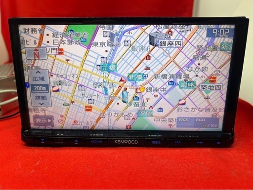 美品⭐︎KENWOOD フルセグ　MDV-L502 2023年地図　バックカメラ付