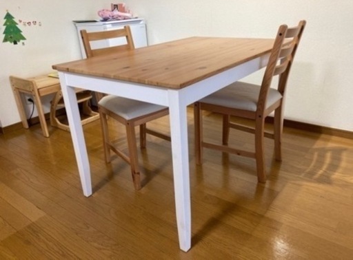 IKEA  ダイニングテーブル　椅子とセット