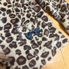 ロペピクニック 新品同様 ヒョウ柄ファーコートの画像