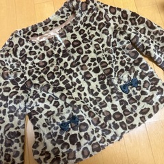 ロペピクニック 新品同様 ヒョウ柄ファーコートの画像