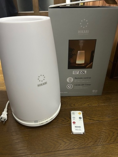 超音波式LEDライトアロマ加湿器