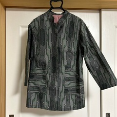 大島紬　着物リメイク　ジャケット