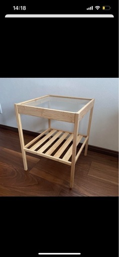 ネスナ IKEA ガラステーブル コーヒーテーブル テーブル