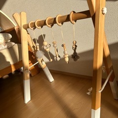 okawari home ベビージム mobile 天然木 ナチ...