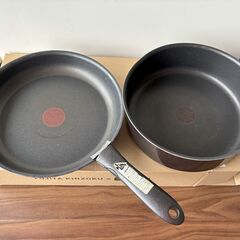 値下げ！T-fal インジニオ 鍋・フライパン5点セット+シリコン蓋２の画像
