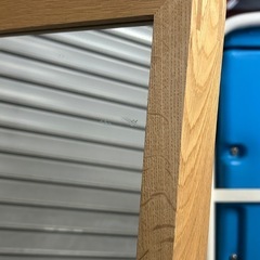 ☆木目が綺麗な スタンドミラーの画像