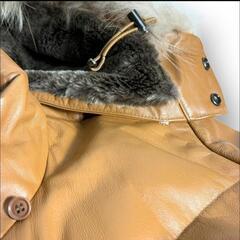 ★★★ＡＪ アレキサンダージュリアン バッファローレザーダウンジャケット  M★★★の画像
