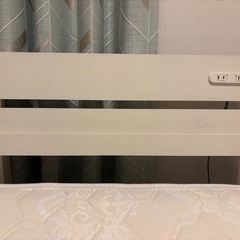 【姫路市内でお引き取り可能な方】【セミシングル】ベッドフレーム&マットレスの画像