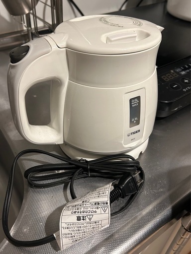 タイガー魔法瓶　電気ケトル　湯沸かし　わく子
