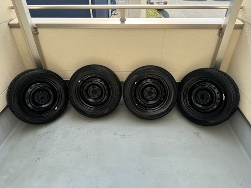 スタッドレスタイヤ ダンロップ DSX-2 205/60R16  ホンダ純正スチールホイール ステップワゴンなど