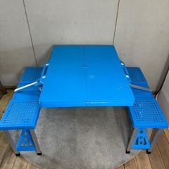 【253】アウトドア　折りたたみテーブル の画像