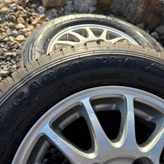 バリ溝 バンタイヤ 純正アルミホイール 145/R12 軽自動車 コンパクトカーの画像