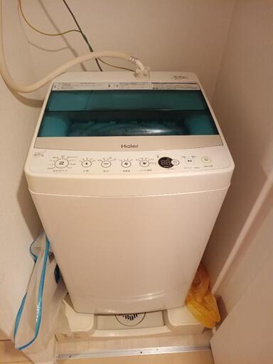 2018年製‼️ 洗濯機 Haierハイアール JW-C45A 美品‼️