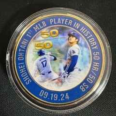ドジャース 大谷翔平 50-50達成記念ゴールドコイン(24ktゴールドメッキ)の画像
