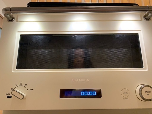 22年製 バルミューダデザイン オーブンレンジ ブラック 024 2023年発売