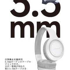 【新品未使用】ヘッドフォン　Bluetooth　の画像