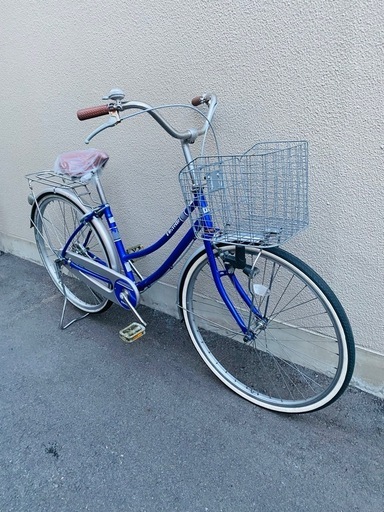 チョー美品の中古自転車。27インチ。音鳴りしないローラーブレーキ付き。防犯登録も込みの料金です！