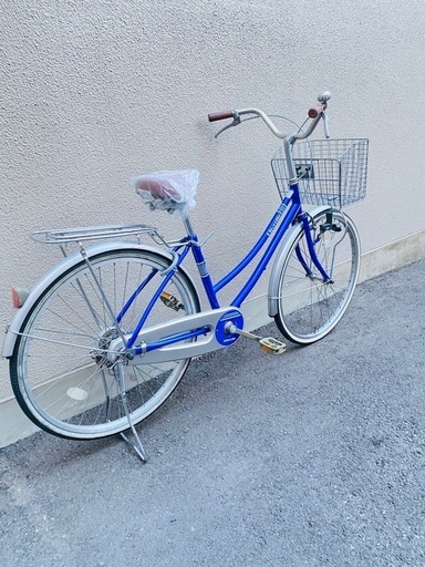 チョー美品の中古自転車。27インチ。音鳴りしないローラーブレーキ付き。防犯登録も込みの料金です！