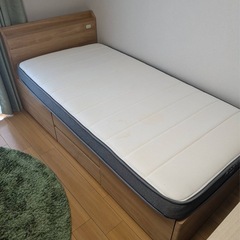 ニトリ　シングルベッド　マッツレス　ベッドフレームセット　使用頻...