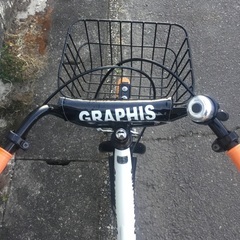 ＜美品車＞グラフィス GRAPHIS・18インチキッズ自転車・変速なし・サドル新品の画像