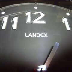 LANDEX掛け時計中古（直径３１cm）の画像