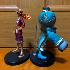 ワンピース　フィギュア　ルフィー　フランキーの画像