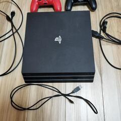 ps4本体セット コントローラー赤付き