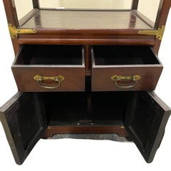 アンティーク家具　収納棚　の画像