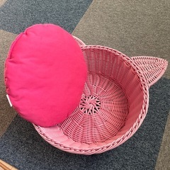 猫ベッド　猫耳付きの画像
