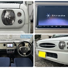 車検R8/9迄　TVナビBluetooth 社外グリル　ツートン　アルトラパンの画像