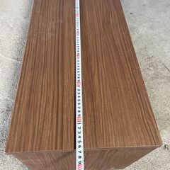 【格安】テレビ台 ブラウン スライド式扉 コンパクト 早い者勝ち 引取歓迎 配送OKの画像