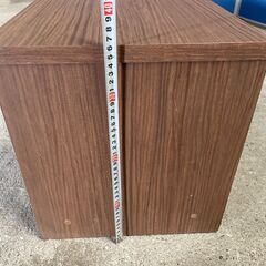 【格安】テレビ台 ブラウン スライド式扉 コンパクト 早い者勝ち 引取歓迎 配送OKの画像