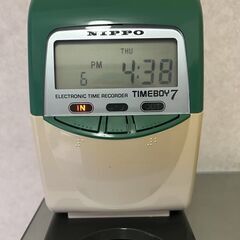 NIPPO　タイムレコーダー（日焼け有）　未使用カード53枚付