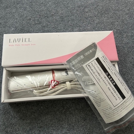 丸隆 LV-S02 LAVIEL ワイドプレート ストレートアイロン