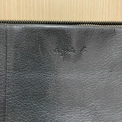 agnes b レザーハンドバッグの画像