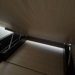 ダブルベッド 跳ねあげ収納 マットレスなしフレームのみの画像