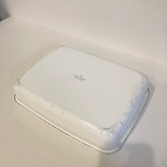 【お譲り先決定】
野田琺瑯　レクタングル浅型M フタ付きの画像