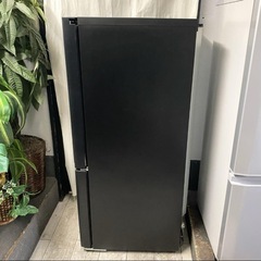 COOL家電☆デジタル木目×ブラックが基本のガラスドアモデル、高級感もありますの画像