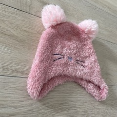 【petit main】くま耳　ニット帽の画像