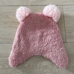 【petit main】くま耳　ニット帽の画像