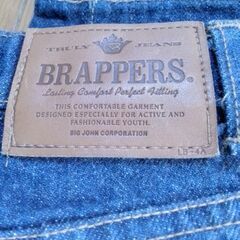 ビックジョン　BIG  JOHN  　BRAPPERS  レディースジーンズ　男女兼用　濃紺　タグ無しでも未使用の　サイ ズ29の画像