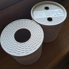 ダイソー　ティシュケース2点新品🩵の画像