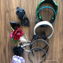決定　ヘアバンド&コサージュ