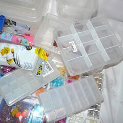 配達先決定🚚　無料配達します🚚アクセサリーのパーツまとめて💖ハンドメイド💖クラフト💖ネイル💖の画像