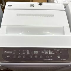 札幌 東区 Panasonic/パナソニック 全自動洗濯機 7㎏ 2020年製 NA-F70PB13 ホワイト からみほぐし の画像