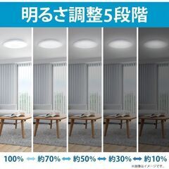 新品・未使用：ホタルクス LEDシーリングライト～8畳の画像