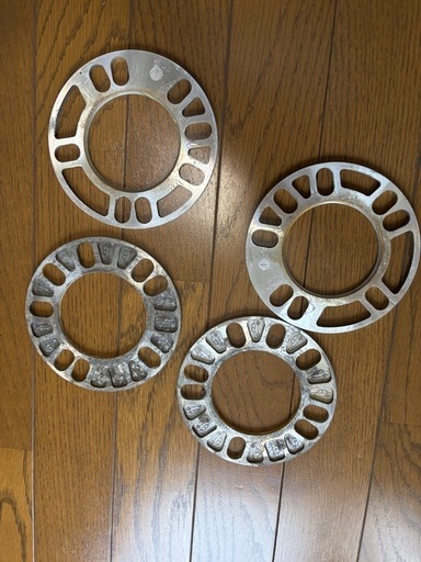 15インチ　アルミホイール　無名　スペーサー付き