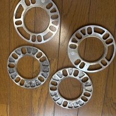 15インチ　アルミホイール　無名　スペーサー付きの画像