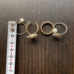 ゴールドリング指輪まとめ売りの画像